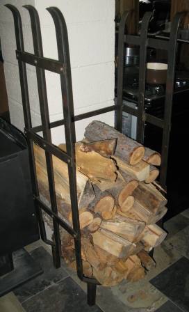 60"x20" fire log holder