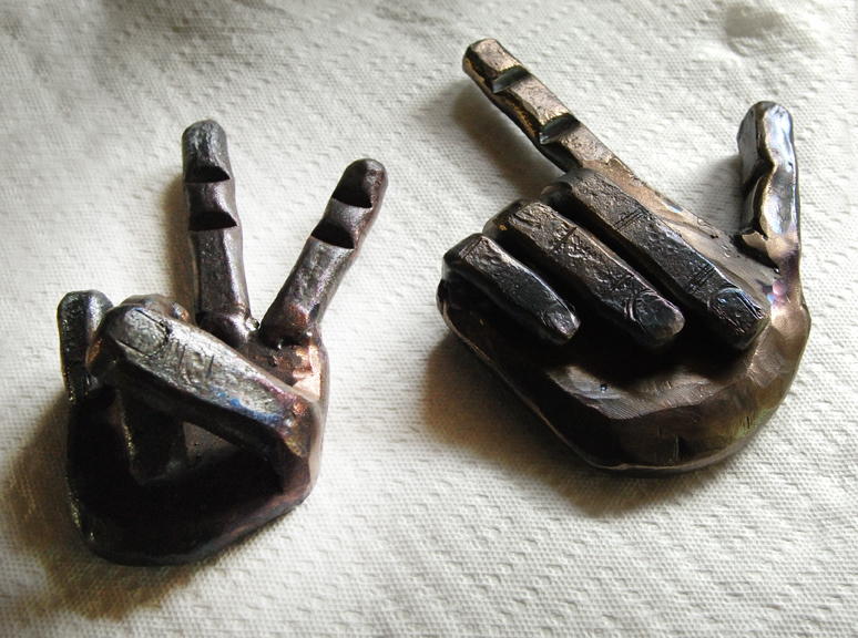 Hand-Forged Hands..........